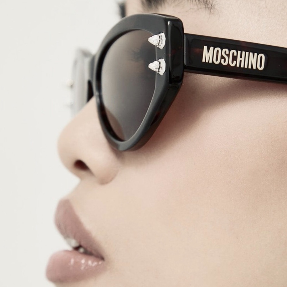 Moschino Cat Eye Spike Sunglasses MOS109/S 0807/IR 55 - Picture 2 of 16